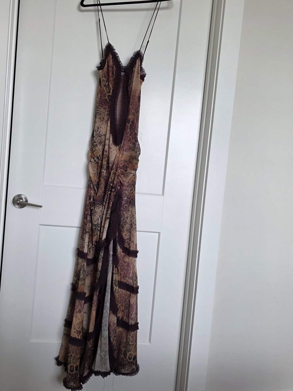 Jaded London Fatale Maxi Dress in Sunrose Size 4 - Picture 3 of 6